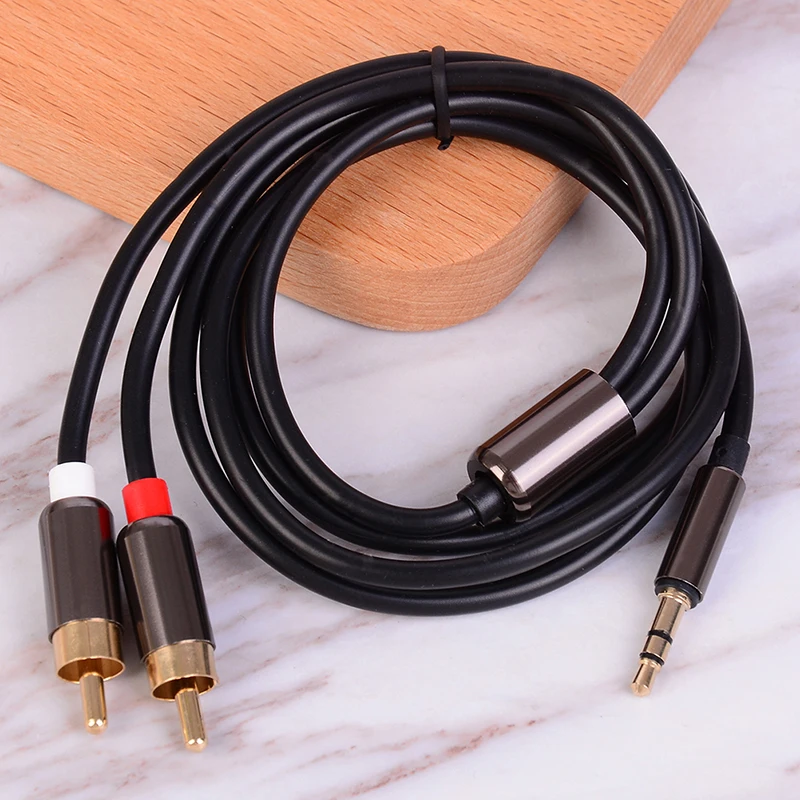Dual Y Audio Headset Jack Splitter Cable 3.5mm Male To 2RCA Male Cable Adapter Golden Connector Earpiece for Earphone Headphone
Dual Y Audio Headset Jack Splitter Cable 3.5mm Male To 2RCA Male Cable Adapter Golden Connector Earpiece for Earphone Headphone