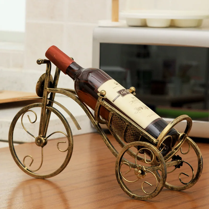 Wine Bottle Display Stand Tabletop Retro Bicycle Model Wine Rack Home Porch Craft Decoration Bedroom Bronze Practical Sculpture
Wine Bottle Display Stand Tabletop Retro Bicycle Model Wine Rack Home Porch Craft Decoration Bedroom Bronze Practical Sculpture