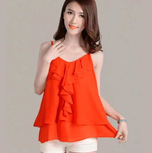 Summer women chiffon tops , casual solid chiffon shirts & blouse,Spaghetti Strap vest Tanks Camis,vestidos femininos
Summer women chiffon tops , casual solid chiffon shirts & blouse,Spaghetti Strap vest Tanks Camis,vestidos femininos