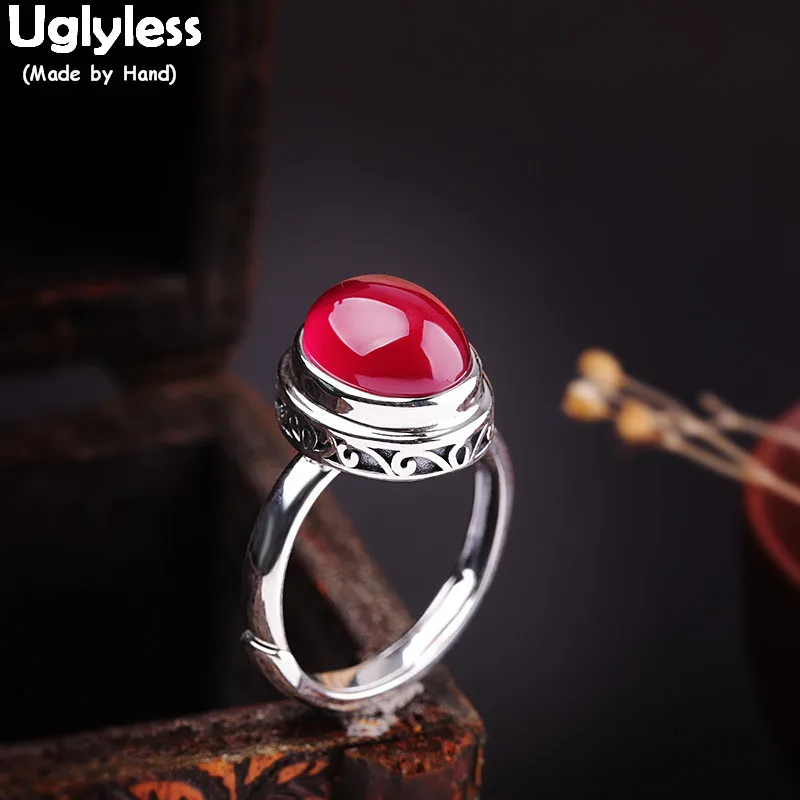 Uglyless Tempting Rose PINK Corundum Gemstones Rings for Women Vintage Patterns Ethnic Open Rings 925 Silver Fine Jewelry R917
Uglyless Tempting Rose PINK Corundum Gemstones Rings for Women Vintage Patterns Ethnic Open Rings 925 Silver Fine Jewelry R917