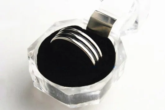 

Magnetic Engraved PK Ring With Double Black (20mm/19mm/18mm Available) Magic Tricks Magician Stage Street Illusion Gimmick Props