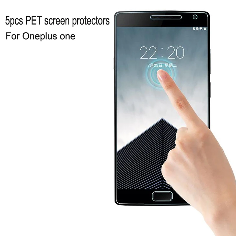 5 шт. ПЭТ-пленка для Oneplus One прозрачная защитная пленка для экрана
5 шт. ПЭТ-пленка для Oneplus One прозрачная защитная пленка для экрана