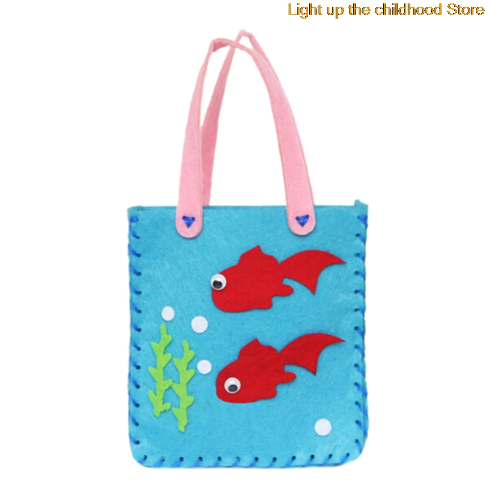DIY 1PC Applique Bag Kids Children Handmade Non-woven Cloth Cartoon Animal Flower Bag Craft Art Craft Gift
DIY 1PC Applique Bag Kids Children Handmade Non-woven Cloth Cartoon Animal Flower Bag Craft Art Craft Gift