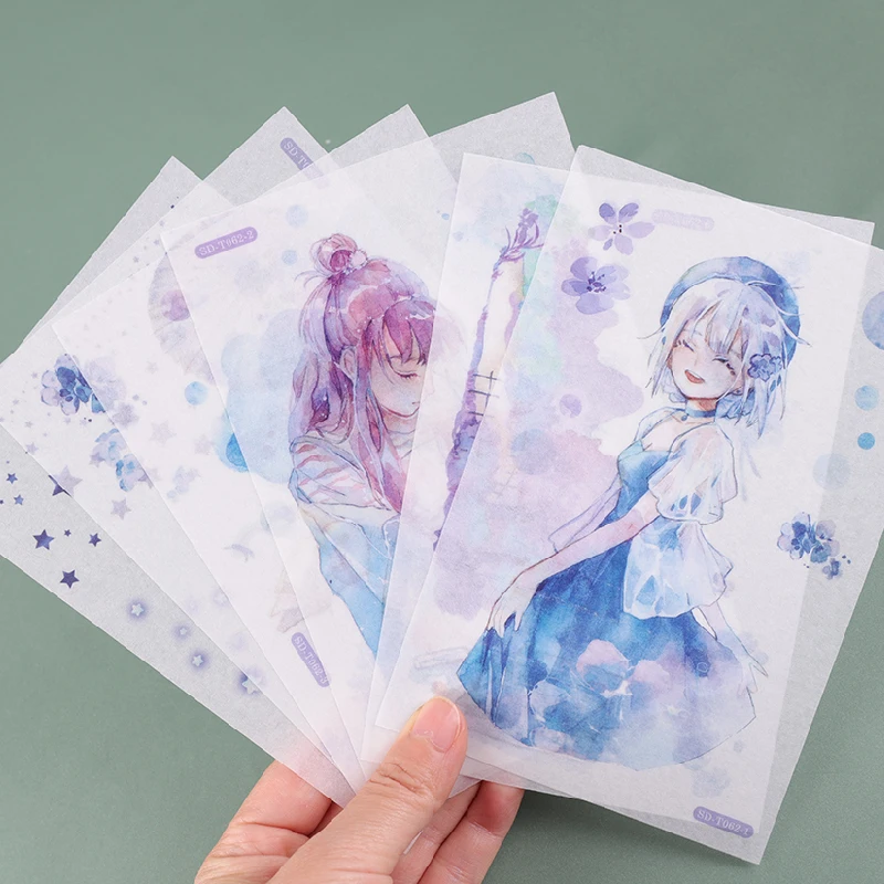 6 pcs/lot Girl cartoon stickers aesthetic stationery stickers for notebook Girly heart Decorative
6 pcs/lot Girl cartoon stickers aesthetic stationery stickers for notebook Girly heart Decorative
