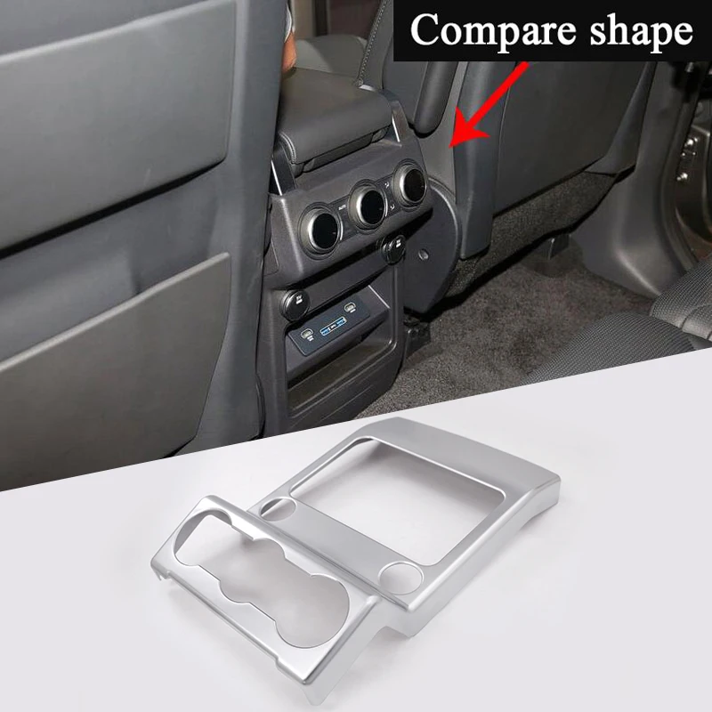 1 Pcs ABS Matte Chrome Car Armrest Box Rear AC Outlet Vent Cover Trim For Land Rover Discovery 5 LR5 2017 Car Accessories
1 Pcs ABS Matte Chrome Car Armrest Box Rear AC Outlet Vent Cover Trim For Land Rover Discovery 5 LR5 2017 Car Accessories
