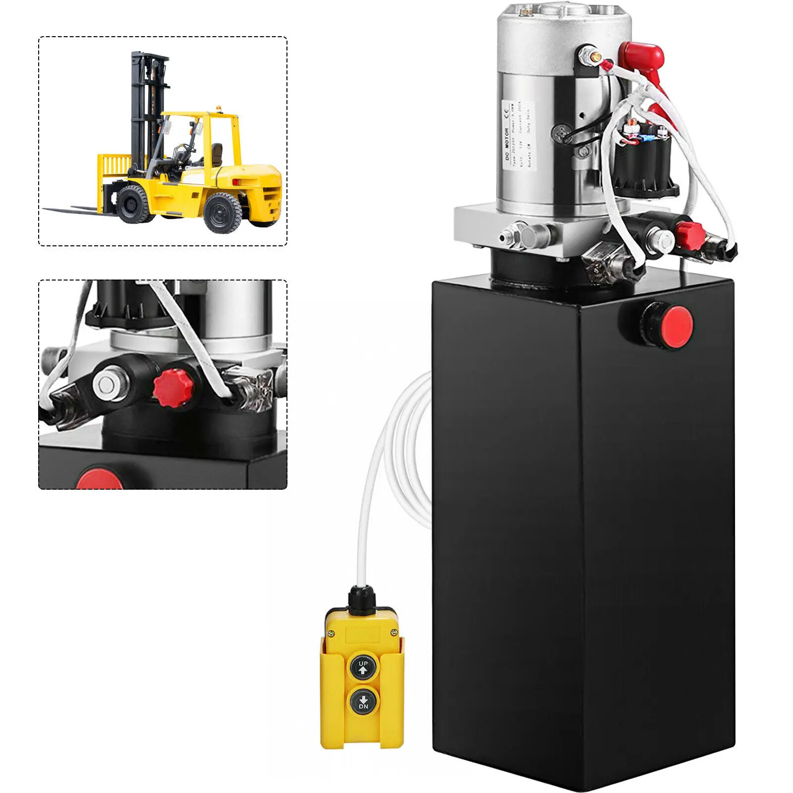 Double Acting Hydraulic Pump 12VDC Dump Trailer 10 Quart Metal Reservoir Unloading Lift Unit Pack Metal Reservoir Dump Trailer
Double Acting Hydraulic Pump 12VDC Dump Trailer 10 Quart Metal Reservoir Unloading Lift Unit Pack Metal Reservoir Dump Trailer