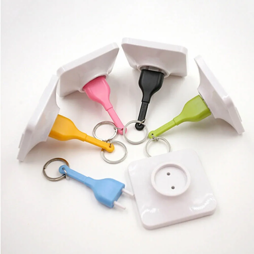 1Pcs Cute Home Wall Decroation Design Unplug Keyring EU Plug Socket Keychain Key Ring Holder Random Color Drop Shipping
1Pcs Cute Home Wall Decroation Design Unplug Keyring EU Plug Socket Keychain Key Ring Holder Random Color Drop Shipping