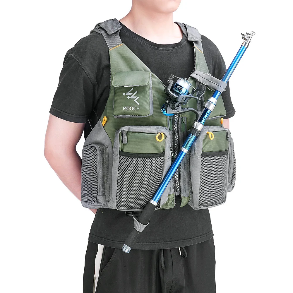 Safety Breathable Mesh Hunting Climbing Adjustable Life Jacket Multi Pocket Swimming Sailing Fishing Vest Outdoor Sports
Safety Breathable Mesh Hunting Climbing Adjustable Life Jacket Multi Pocket Swimming Sailing Fishing Vest Outdoor Sports