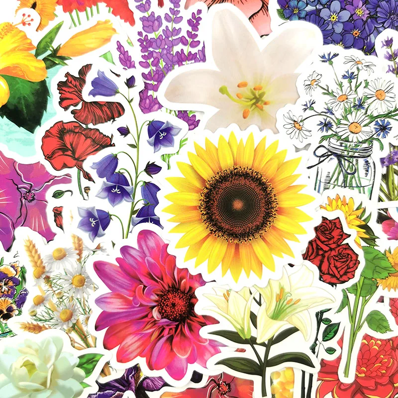10/50pcs/pack Mixed Colorful Flowers Scrapbooking Stickers Vintage Style Beautiful Stickers For Diy Stationery Toy Stickers
10/50pcs/pack Mixed Colorful Flowers Scrapbooking Stickers Vintage Style Beautiful Stickers For Diy Stationery Toy Stickers
