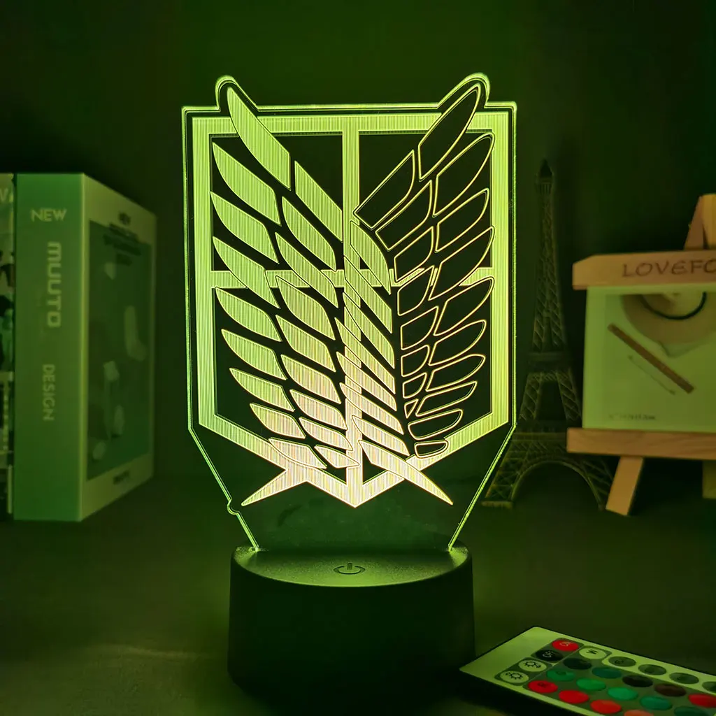3d Illusion Led Night Light Wings of Liberty 7 Colors Changing Nightlight for Kids Room Decor Table Lamp Attack on Titan Gift
3d Illusion Led Night Light Wings of Liberty 7 Colors Changing Nightlight for Kids Room Decor Table Lamp Attack on Titan Gift