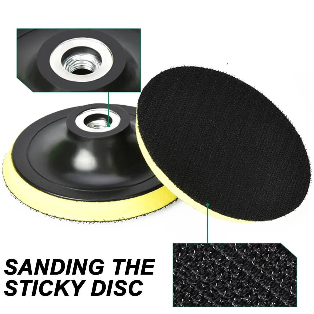 Sandpaper Disc Buffing Pad Polishing Pad Sander Disk 10mm/ 14mm Inner Hole for Electric Grinder Car Polisher 80mm/ 100mm
Sandpaper Disc Buffing Pad Polishing Pad Sander Disk 10mm/ 14mm Inner Hole for Electric Grinder Car Polisher 80mm/ 100mm