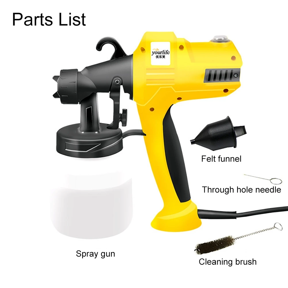 400W 8000ML Electric Spray Paint Gun Oil High Pressure Spray Paint Tool Electric Spray Spray Gun Plus Line EU Plug Painting Tool
400W 8000ML Electric Spray Paint Gun Oil High Pressure Spray Paint Tool Electric Spray Spray Gun Plus Line EU Plug Painting Tool