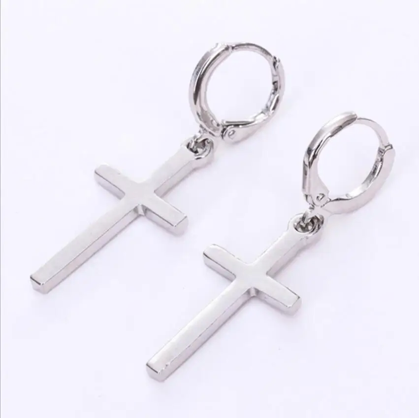Vintage Fashion Statement Small Hoop Cross Dangle Drop Earrings for Women Korean Harajuku Jewelry Gothic Goth Punk Accessories
Vintage Fashion Statement Small Hoop Cross Dangle Drop Earrings for Women Korean Harajuku Jewelry Gothic Goth Punk Accessories