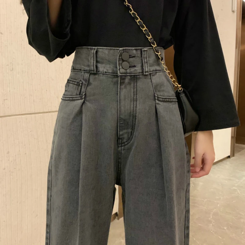Jeans Women High Waist Harem Denim Trousers Womens Chic Streetwear Vintage Tees Leisure Loose All-match Korean Style Harajuku BF
Jeans Women High Waist Harem Denim Trousers Womens Chic Streetwear Vintage Tees Leisure Loose All-match Korean Style Harajuku BF