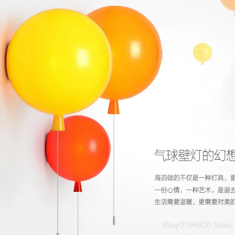 Modern Color Balloon Wall Lamp Simple Acrylic Dining Room Bedside Wall Lights Children's Room Wall Lamp Indoor Vintage Wall Led
Modern Color Balloon Wall Lamp Simple Acrylic Dining Room Bedside Wall Lights Children's Room Wall Lamp Indoor Vintage Wall Led
