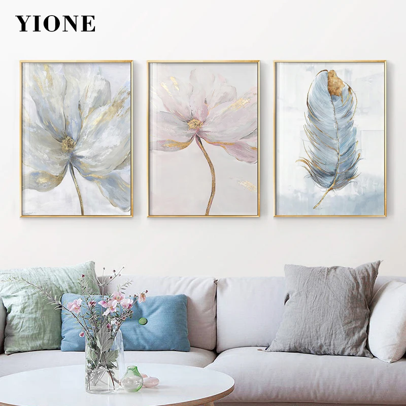 Scandinavian Flower Feather Canvas Art Oil Paintings Print Custom Abstract Plant Wall Poster Decoration Picture for Living Room
Scandinavian Flower Feather Canvas Art Oil Paintings Print Custom Abstract Plant Wall Poster Decoration Picture for Living Room