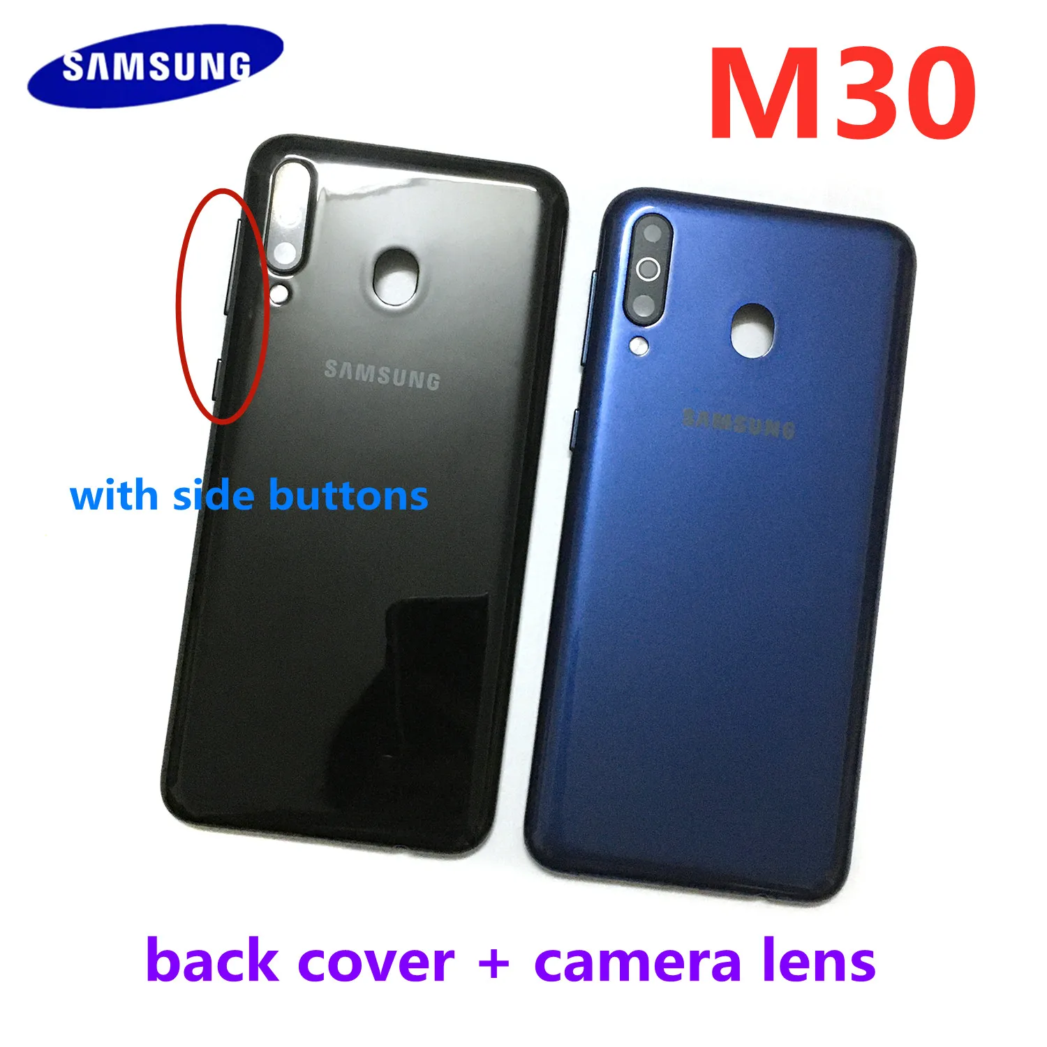 Задняя крышка батарейного отсека для Samsung Galaxy M30 M305 корпус для телефона + объектив камеры + боковые кнопки панель Корпус Крышка для ремонта
Задняя крышка батарейного отсека для Samsung Galaxy M30 M305 корпус для телефона + объектив камеры + боковые кнопки панель Корпус Крышка для ремонта