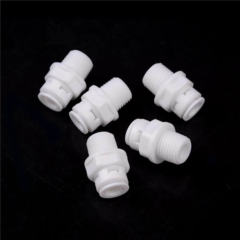 Sale 5PCS 1/4'' Push Fit Tube 1/4'' Thread Male Quick Connect RO Water Connect White Color
Sale 5PCS 1/4'' Push Fit Tube 1/4'' Thread Male Quick Connect RO Water Connect White Color