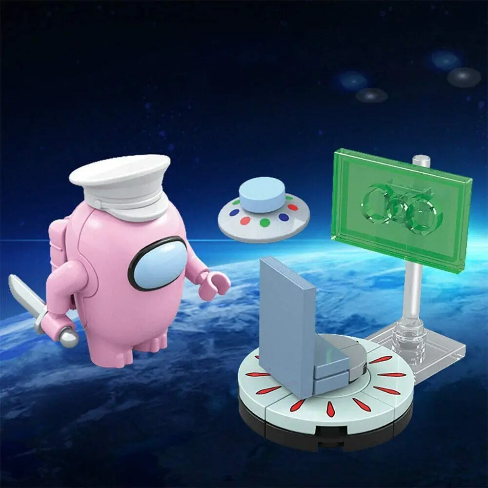 360Pcs AmongUS Game Series Building Blocks With 10 Space Alien Figures Model Bricks Decoration Kids Toys DIY Children Xmas Gift
360Pcs AmongUS Game Series Building Blocks With 10 Space Alien Figures Model Bricks Decoration Kids Toys DIY Children Xmas Gift