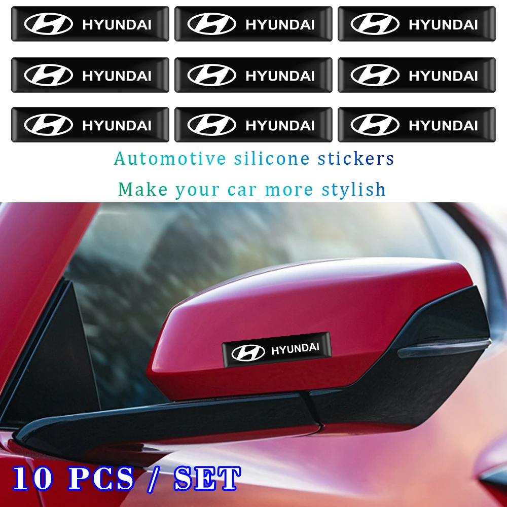 10Pcs Car Styling 3D Epoxy Car Logo Badge Stickers Decals For Hyundai Sonata Elantra Tucson Creta I30 Ix35 I40 IX20 Accessories
10Pcs Car Styling 3D Epoxy Car Logo Badge Stickers Decals For Hyundai Sonata Elantra Tucson Creta I30 Ix35 I40 IX20 Accessories