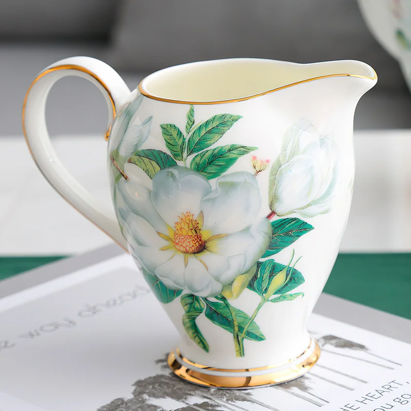 

Coffeeware Ceramic Coffee Pot Tea Cup Saucer Ceramic Teapot Sugar Bowl Milk Jar Teaware European Mug Drinkware Afternoon Tea