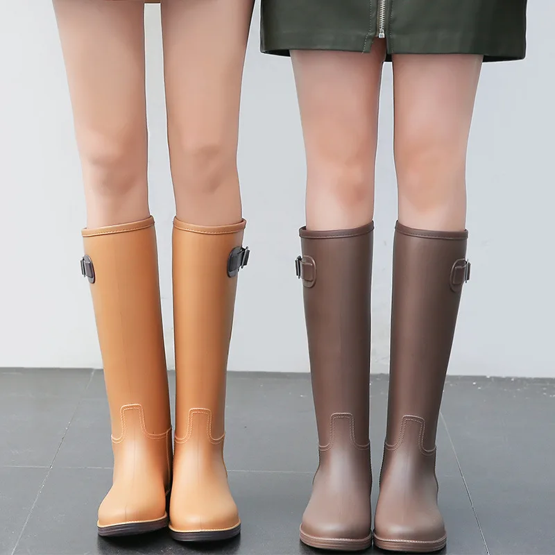 2021Waterproof Non-Slip Women Rainboots PVC Platform Spring/Autumn Female Casual Women Rain Shoes Knee-High Rainboots
2021Waterproof Non-Slip Women Rainboots PVC Platform Spring/Autumn Female Casual Women Rain Shoes Knee-High Rainboots