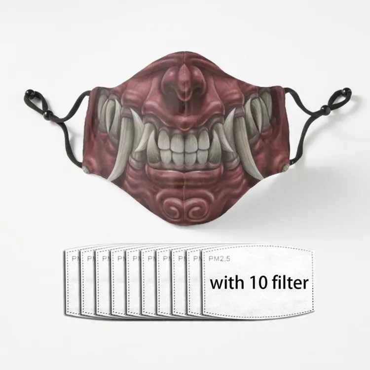 Красная противопылевая полумаска Oni Samurai для рта с фильтрами PM2.5, 5 слоев защиты для мужчин, женщин, черная, мужская, Черная
Красная противопылевая полумаска Oni Samurai для рта с фильтрами PM2.5, 5 слоев защиты для мужчин, женщин, черная, мужская, Черная