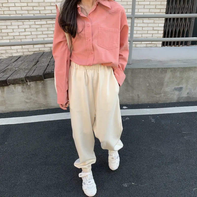 Spring Korean Lazy Style Women's Harlan Sweatpants Drawstring Calzones Mujer Loose Casual Elastic Band Sweatpants Woman Pants
Spring Korean Lazy Style Women's Harlan Sweatpants Drawstring Calzones Mujer Loose Casual Elastic Band Sweatpants Woman Pants