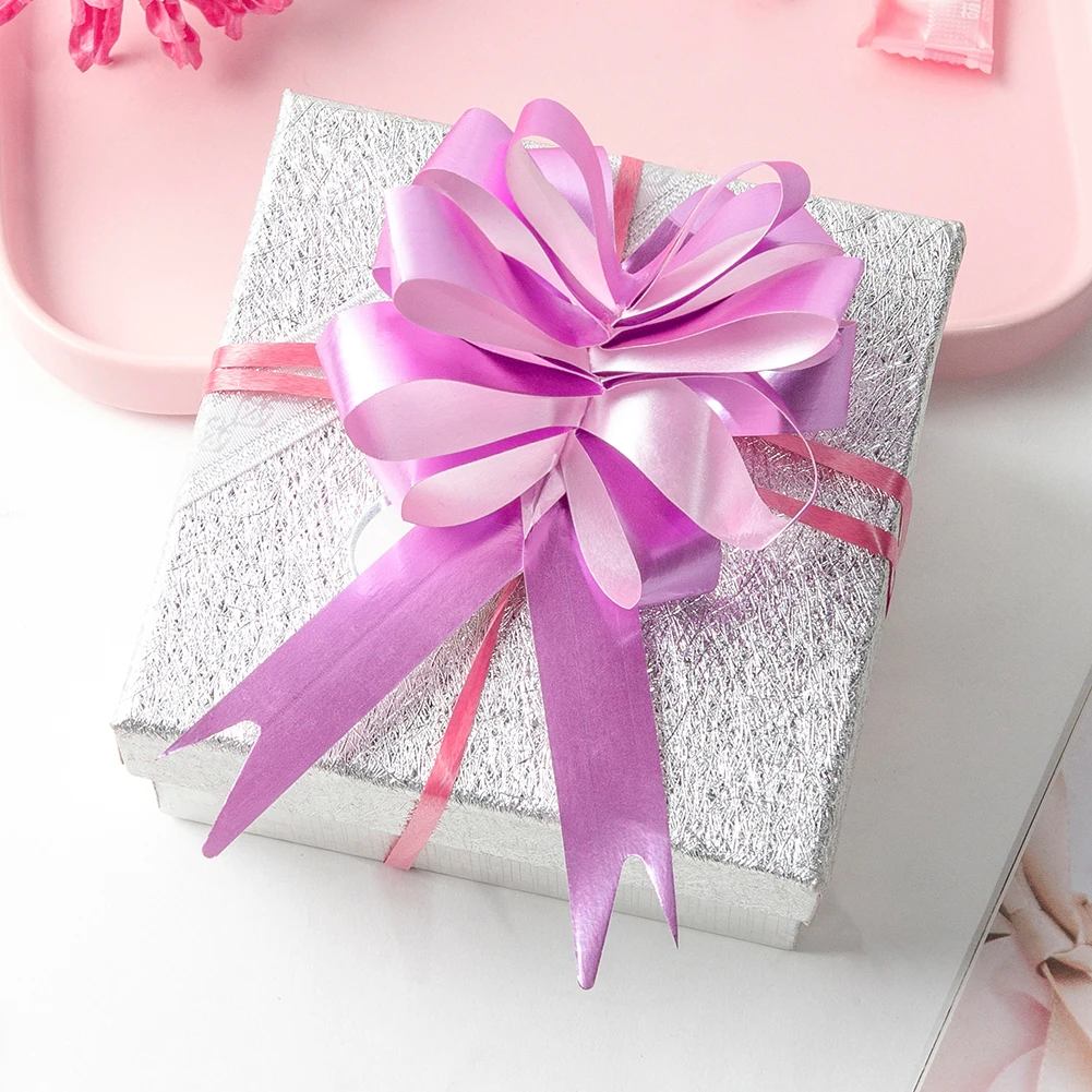 10pcs Pull Bow Gift Ribbons Flower Wrappers Stain Wrapping Baby Shower Gifts Wedding Birthday Graduation Party Decoration Favors
10pcs Pull Bow Gift Ribbons Flower Wrappers Stain Wrapping Baby Shower Gifts Wedding Birthday Graduation Party Decoration Favors