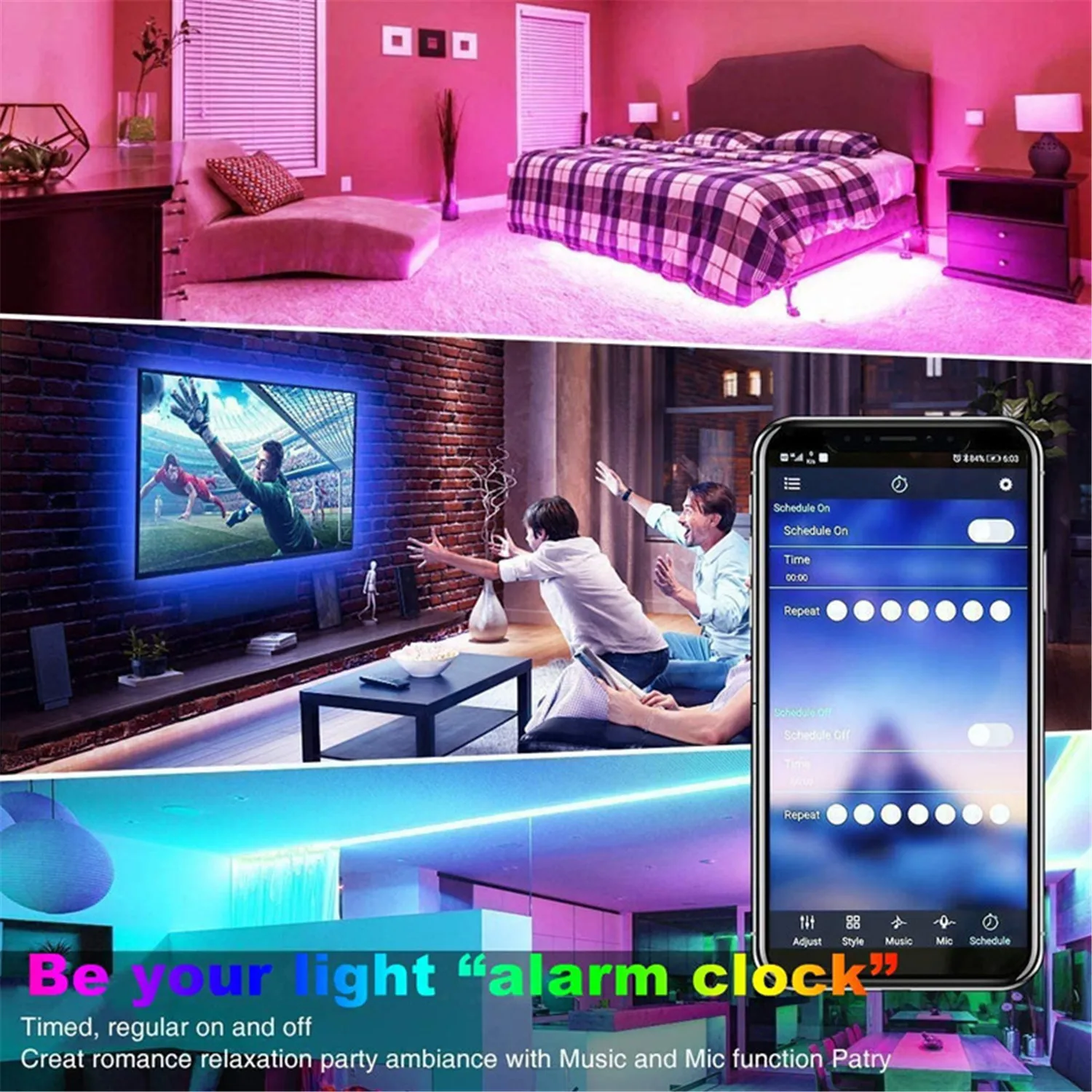12v5050 Bluetooth light with RGB smart light with LED music light with 15m 450 light
12v5050 Bluetooth light with RGB smart light with LED music light with 15m 450 light