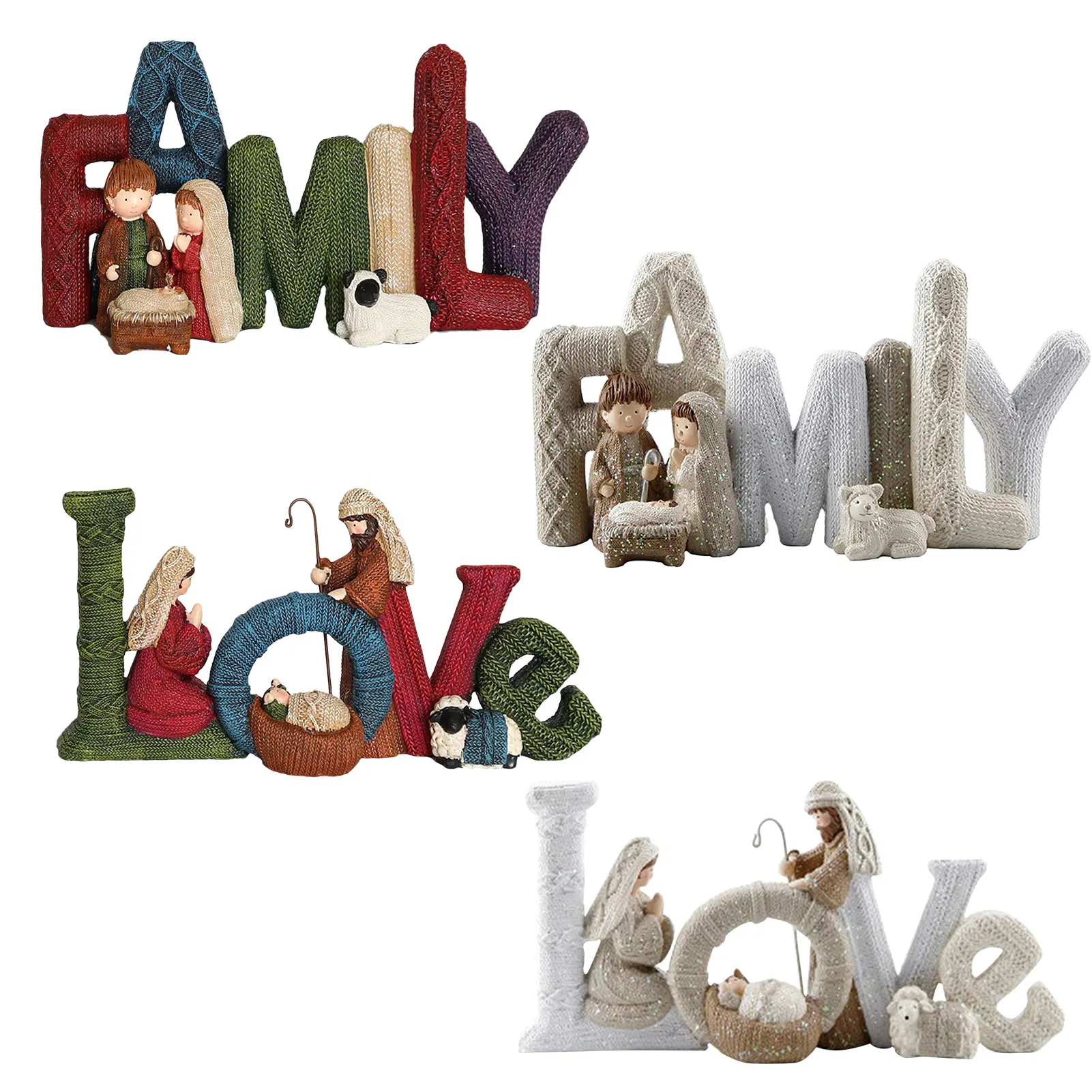 High Quality Christmas Decoration Elegant Profiles Nativity Set Nativity Ornament Delightful Beautiful English Letter Compatible
High Quality Christmas Decoration Elegant Profiles Nativity Set Nativity Ornament Delightful Beautiful English Letter Compatible