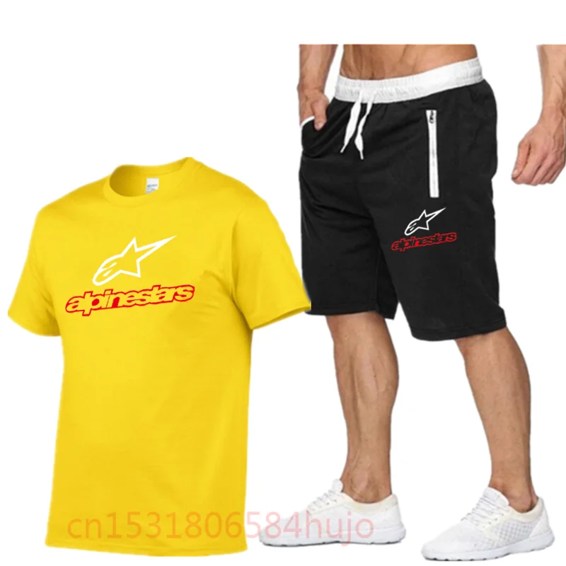 Men's summer mountain star sportswear set short sleeve T-shirt + shorts 2-piece new fashion men's fitness sports casual wear
Men's summer mountain star sportswear set short sleeve T-shirt + shorts 2-piece new fashion men's fitness sports casual wear