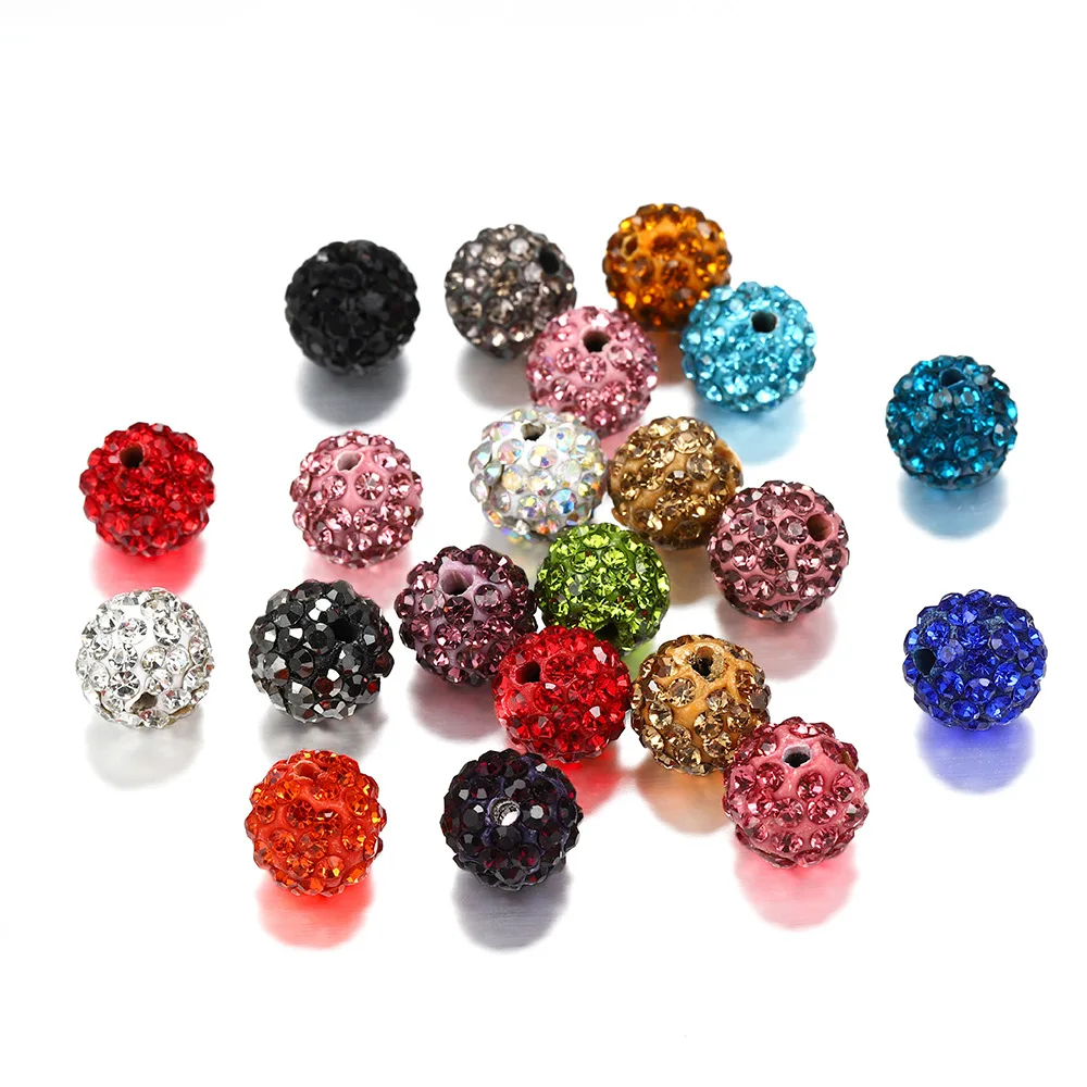 DIY jewelry accessories material 10mm soft clay drill ball double hole Shambhala drill ball loose beads bracelet spacer beads
DIY jewelry accessories material 10mm soft clay drill ball double hole Shambhala drill ball loose beads bracelet spacer beads