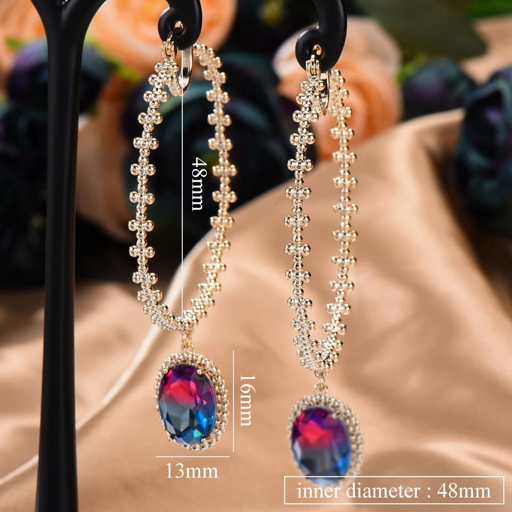 GODKI 68MM Luxury Geometry Dangle Earrings For Women Wedding Cubic Zircon Crystal CZ Dubai Bridal Earrings Fashion Jewelry 2018
GODKI 68MM Luxury Geometry Dangle Earrings For Women Wedding Cubic Zircon Crystal CZ Dubai Bridal Earrings Fashion Jewelry 2018
