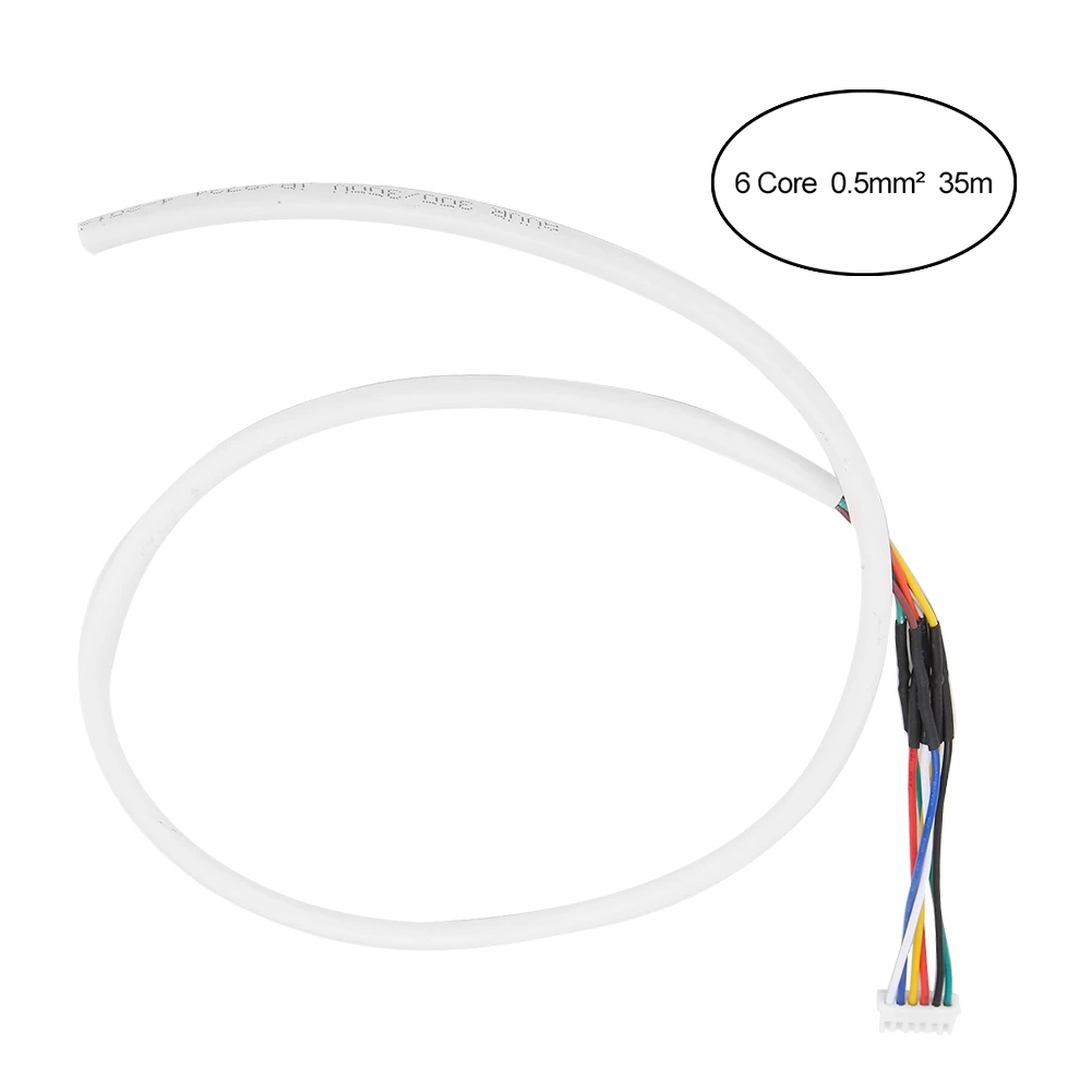 6 Core 35m 0.5mm² Round White Flexible Copper Cable for Video Door Phone Intercom System6
6 Core 35m 0.5mm² Round White Flexible Copper Cable for Video Door Phone Intercom System6