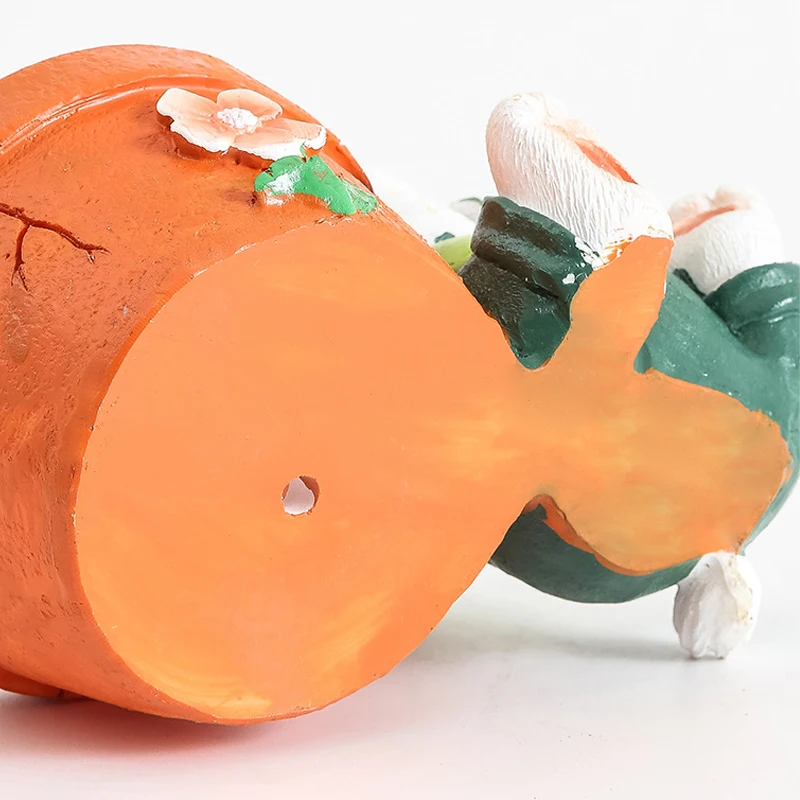 Rabbit Shape Cartoons Flower Pot Animal Succulent Plant Pots Desktop Ornaments Balcony Cute Vase Resin Home Decor Bonsai 
Rabbit Shape Cartoons Flower Pot Animal Succulent Plant Pots Desktop Ornaments Balcony Cute Vase Resin Home Decor Bonsai