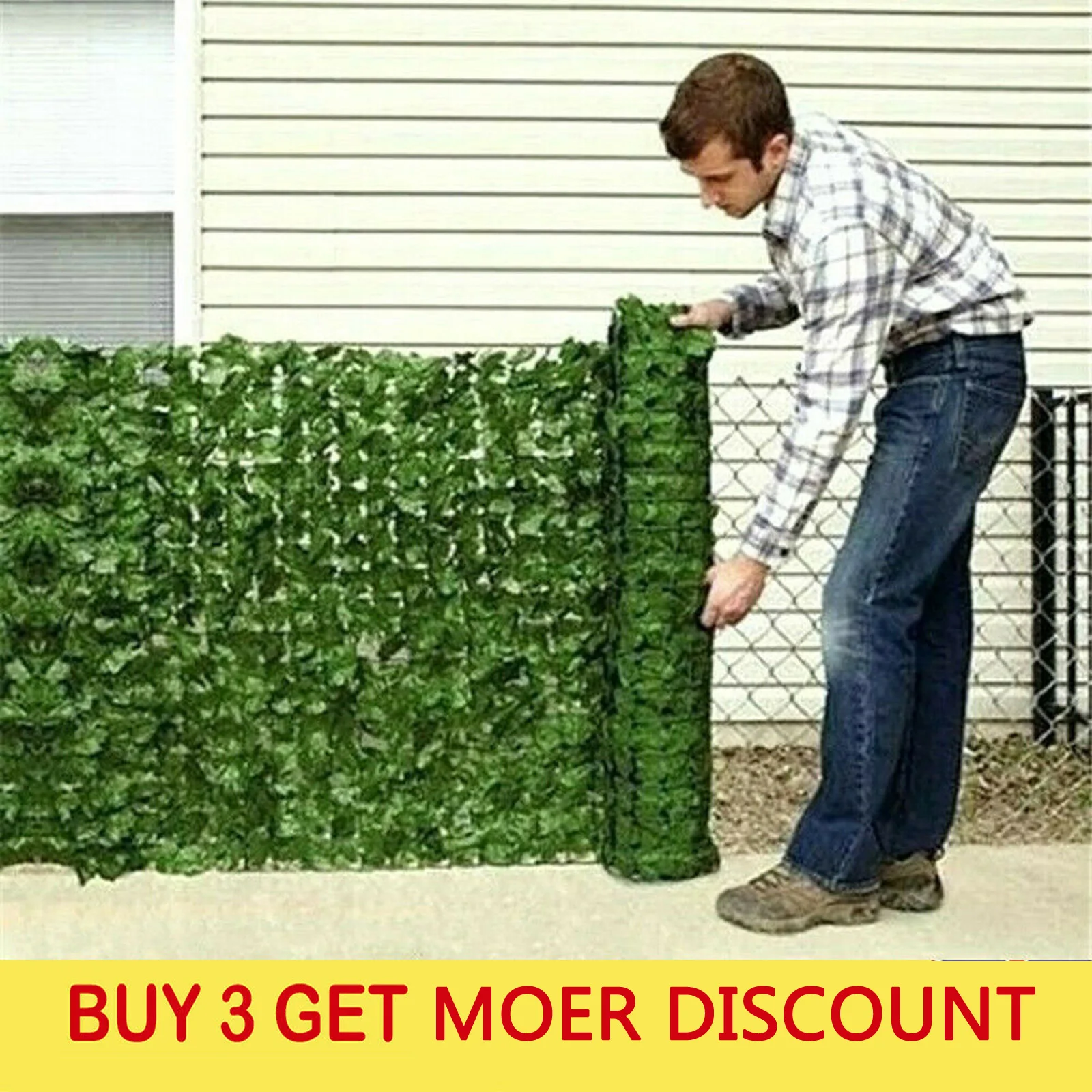 Artificial Plant Leaf Fence, Privacy Hedge Plant Panel Decoration for Garden / Courtyard 2021 New Style
Artificial Plant Leaf Fence, Privacy Hedge Plant Panel Decoration for Garden / Courtyard 2021 New Style