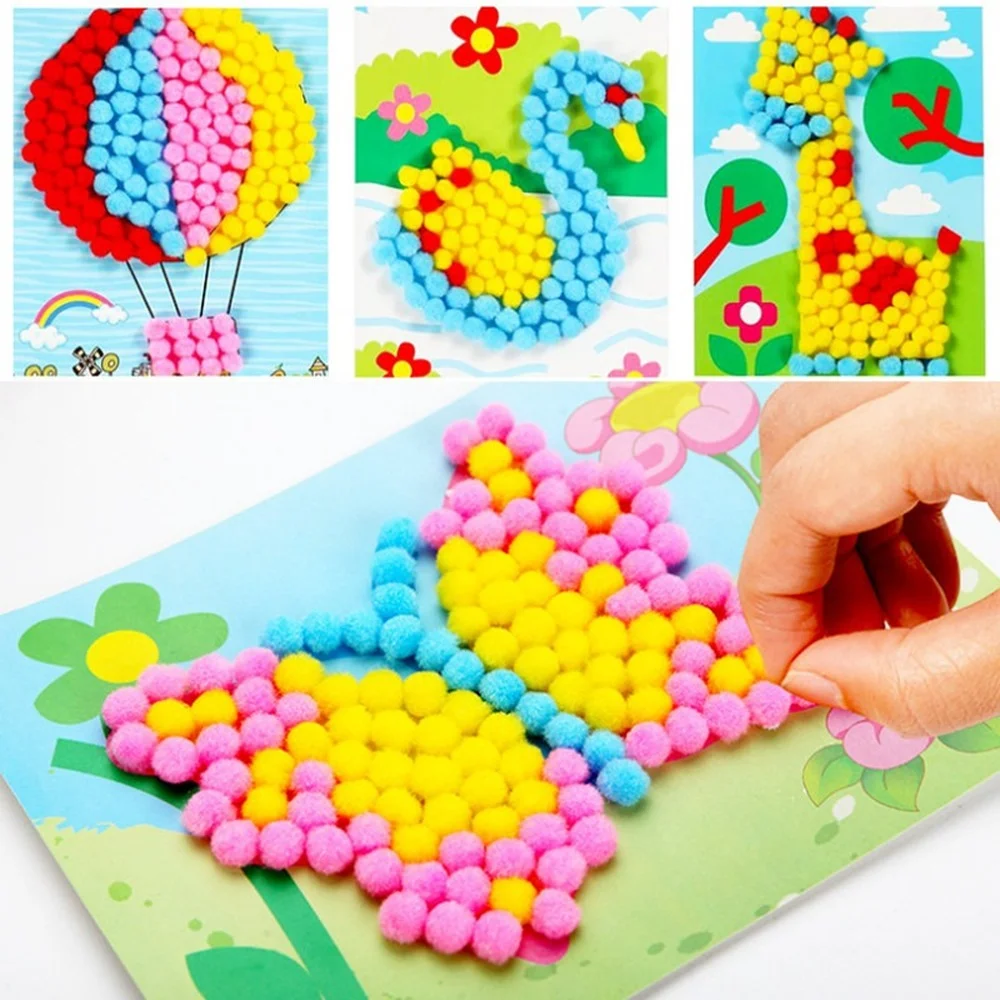 1 Fun Children Toy DIY Sticky Paper Drawing Hair Ball Crafts Girls Gift Kindergarten Materials Children Crafts Children Toys
1 Fun Children Toy DIY Sticky Paper Drawing Hair Ball Crafts Girls Gift Kindergarten Materials Children Crafts Children Toys