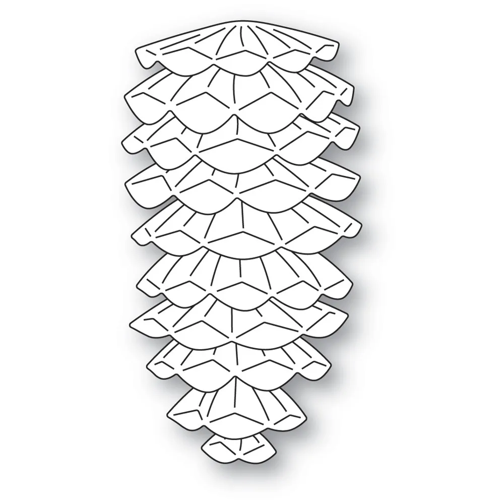 Embossing Production Large Pine Cone Mold Metal Cutting Mold Card Series Scrapbook Paper Craft Blade Mold 2021 New Hot Sell
Embossing Production Large Pine Cone Mold Metal Cutting Mold Card Series Scrapbook Paper Craft Blade Mold 2021 New Hot Sell