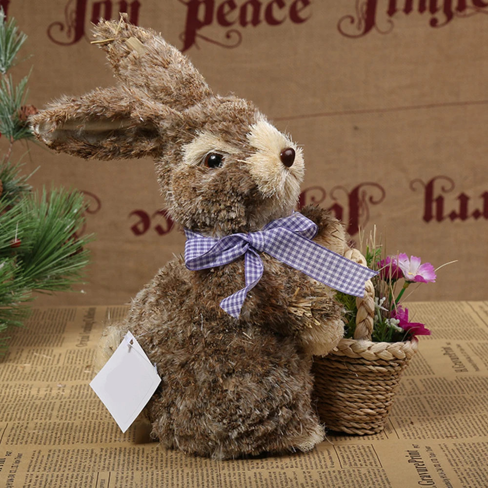 Garden Decoration Easter Bunny Toys Party Supplies Imitation Cattail 20 X 13 X 26cm Grass Environmentally Gift Animal Ornaments 
Garden Decoration Easter Bunny Toys Party Supplies Imitation Cattail 20 X 13 X 26cm Grass Environmentally Gift Animal Ornaments