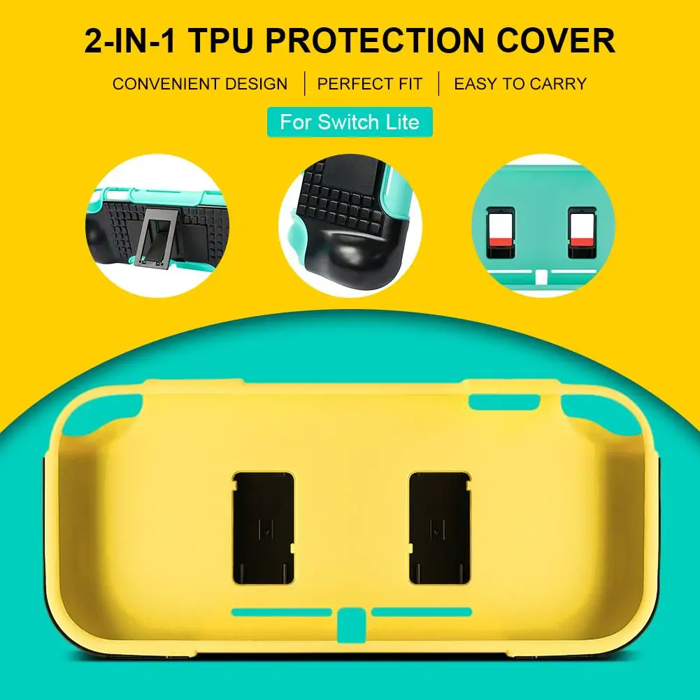 2 In 1 Protective Case For New Nintend Switch Lite Mini Case Protective Soft Silicone Hand Grip Skin Shell Cover Handle Holder
2 In 1 Protective Case For New Nintend Switch Lite Mini Case Protective Soft Silicone Hand Grip Skin Shell Cover Handle Holder