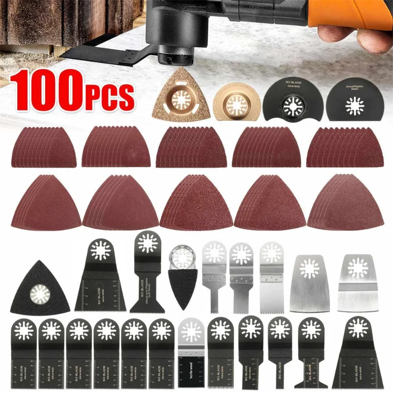 100PCS High Carbon Steel Vibration Saw Blade Multifunctional Swing Saw Blade Woodworking Metal Saw Blade Tool Parts
100PCS High Carbon Steel Vibration Saw Blade Multifunctional Swing Saw Blade Woodworking Metal Saw Blade Tool Parts