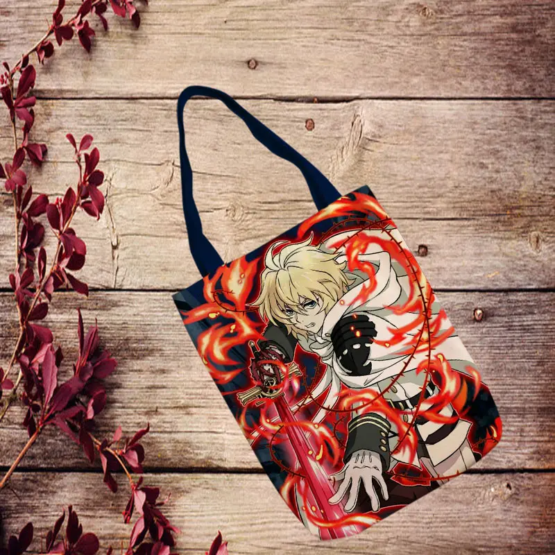 Yuichiro Hyakuya Fashion Anime Foldable Canvas Shopping Bag Casual Shoulder Bags Customized Tote Handbag Unisex New Gifts
Yuichiro Hyakuya Fashion Anime Foldable Canvas Shopping Bag Casual Shoulder Bags Customized Tote Handbag Unisex New Gifts