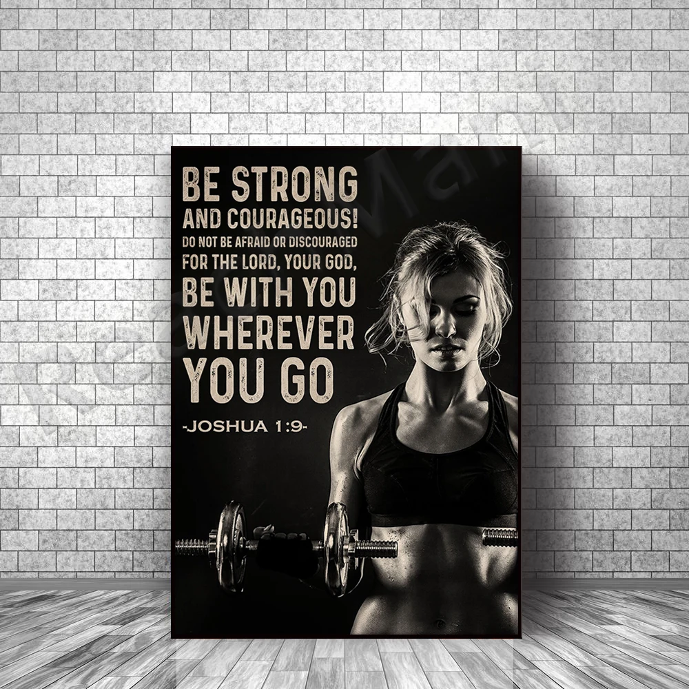 Gym Gym Gymer entraînement haltérophilie Fitness Girl Poster Être forte et courageuse affiche Home Living Decor Poster
Gym Gym Gymer entraînement haltérophilie Fitness Girl Poster Être forte et courageuse affiche Home Living Decor Poster