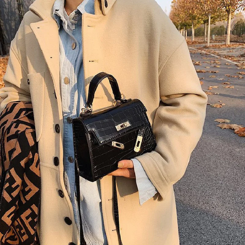 Women's Designer Bag Small Crossbody Summer Fashion Shoulder Shopper Girl Tote Crocodile Kelly Leather Brand Clutch 2021Messeng
Women's Designer Bag Small Crossbody Summer Fashion Shoulder Shopper Girl Tote Crocodile Kelly Leather Brand Clutch 2021Messeng