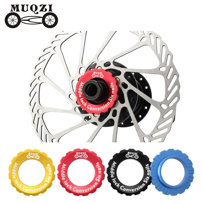 MUQZI MTB Road Bike Centerlock To 6-Hole Adapter Cover Front Rear 12/15/20mm Thru Axle QR Disc Brake Hub Rotor Center Lock Cover
MUQZI MTB Road Bike Centerlock To 6-Hole Adapter Cover Front Rear 12/15/20mm Thru Axle QR Disc Brake Hub Rotor Center Lock Cover