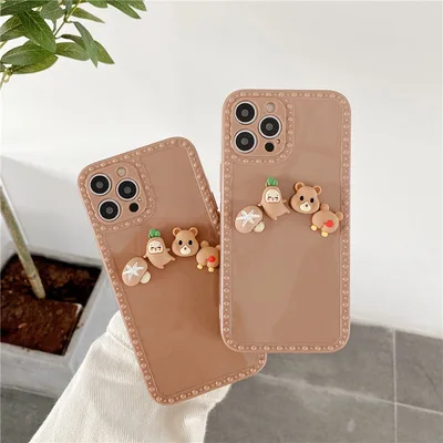 Cartoon Stereo Mushroom Bear Apple Mobile Phone Shell Suitable For Lovers Couples Silicon Materials Lovely Tide The New Style
Cartoon Stereo Mushroom Bear Apple Mobile Phone Shell Suitable For Lovers Couples Silicon Materials Lovely Tide The New Style