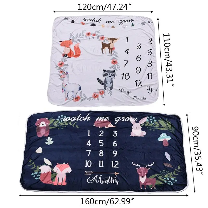 W3JF Baby Monthly Milestone Blanket Newborn Photography Props Infant Photo Shooting Creative Soft Backdrop Cloth
W3JF Baby Monthly Milestone Blanket Newborn Photography Props Infant Photo Shooting Creative Soft Backdrop Cloth