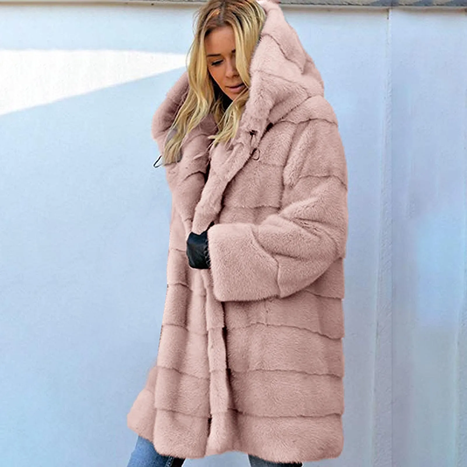 Zoulv 2020 Women Faux Fur Coats Winter Solid Fashion Cardigan Long Outwear Luxury Hooded Long Sleeve Warm Thick Fluffy Jacket
Zoulv 2020 Women Faux Fur Coats Winter Solid Fashion Cardigan Long Outwear Luxury Hooded Long Sleeve Warm Thick Fluffy Jacket