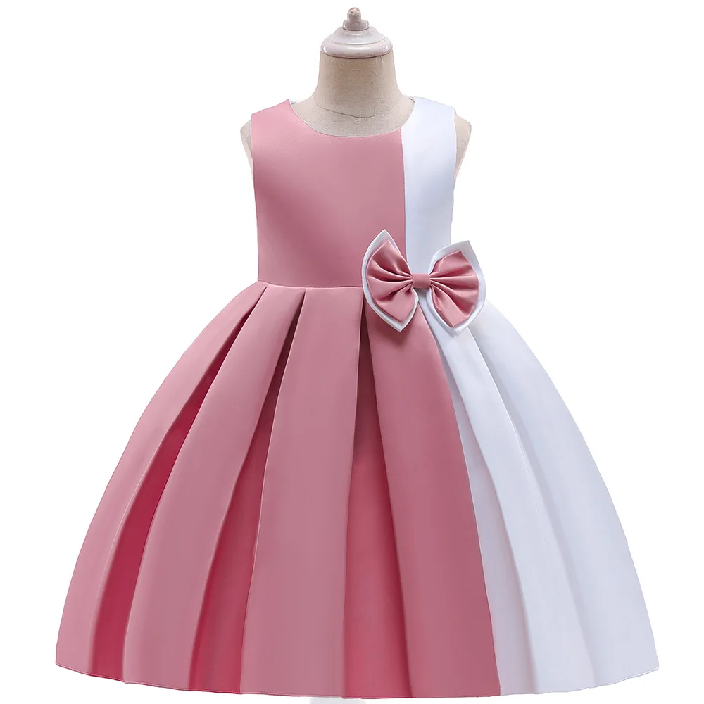 Elegant Girls Bow Lace Puff Princess Dress Girl Wedding Birthday Party Dress Ball Gown Dress For Children Stage Show Costumes
Elegant Girls Bow Lace Puff Princess Dress Girl Wedding Birthday Party Dress Ball Gown Dress For Children Stage Show Costumes